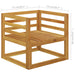 Set mobilier grădină cu perne, 6 piese, crem, lemn masiv acacia - WALTI WALTI