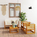 Set mobilier grădină cu perne, crem, 6 piese, lemn masiv acacia - WALTI WALTI