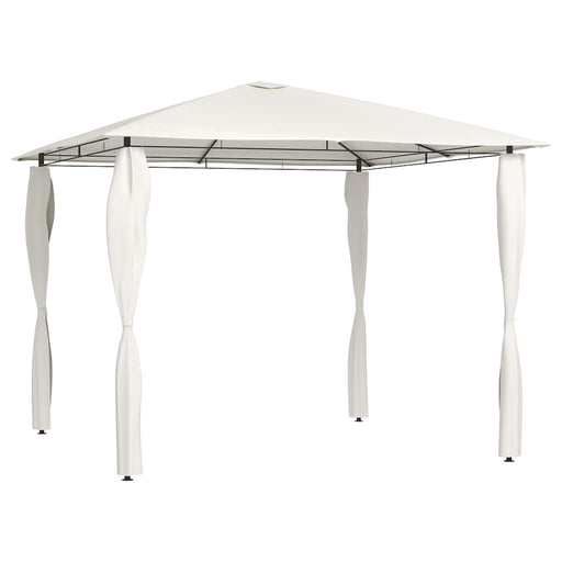 Pavilion cu huse pentru stâlpi, crem, 3x3x2,6 m, 160 g/m² - WALTI WALTI