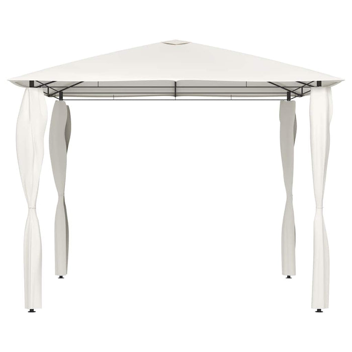 Pavilion cu huse pentru stâlpi, crem, 3x3x2,6 m, 160 g/m² - WALTI WALTI