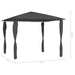 Pavilion cu huse pentru stâlpi, antracit, 3x3x2,6 m, 160 g/m² - WALTI WALTI