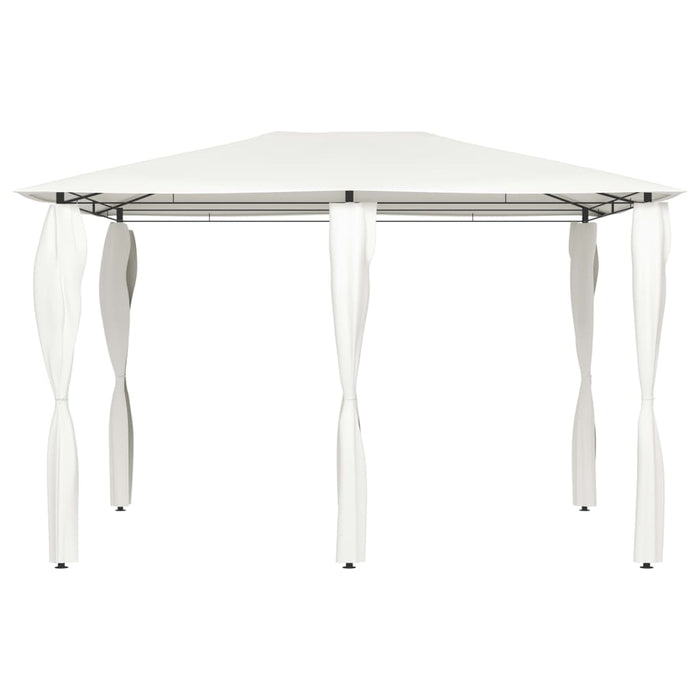 Pavilion cu huse pentru stâlpi, crem, 3x4x2,6 m, 160 g/m² - WALTI WALTI