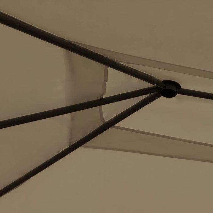 Pavilion, gri taupe, 3x4x2,6 m, 160 g/m² - WALTI WALTI