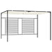 Pavilion grădină acoperiș retractabil crem 3x4x2,3 m 180 g/m² - WALTI WALTI