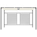 Pavilion grădină acoperiș retractabil crem 3x4x2,3 m 180 g/m² - WALTI WALTI
