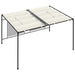 Pavilion grădină acoperiș retractabil crem 3x4x2,3 m 180 g/m² - WALTI WALTI