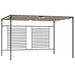 Pavilion grădină, acoperiș retractabil gri taupe 3x4x2,3 m 180 g/m² - WALTI WALTI