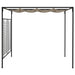 Pavilion grădină, acoperiș retractabil gri taupe 3x4x2,3 m 180 g/m² - WALTI WALTI