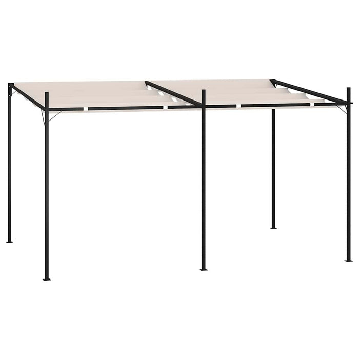 Pavilion cu acoperiș retractabil, crem, 400x300x233 cm WALTI