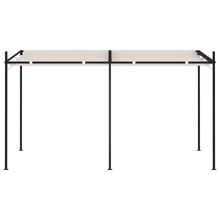 Pavilion cu acoperiș retractabil, crem, 400x300x233 cm WALTI