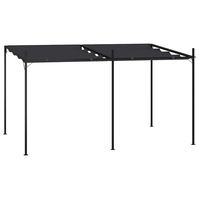 Pavilion cu acoperiș retractabil, antracit, 400x300x233 cm WALTI