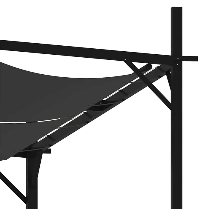 Pavilion cu acoperiș retractabil, antracit, 400x300x233 cm WALTI