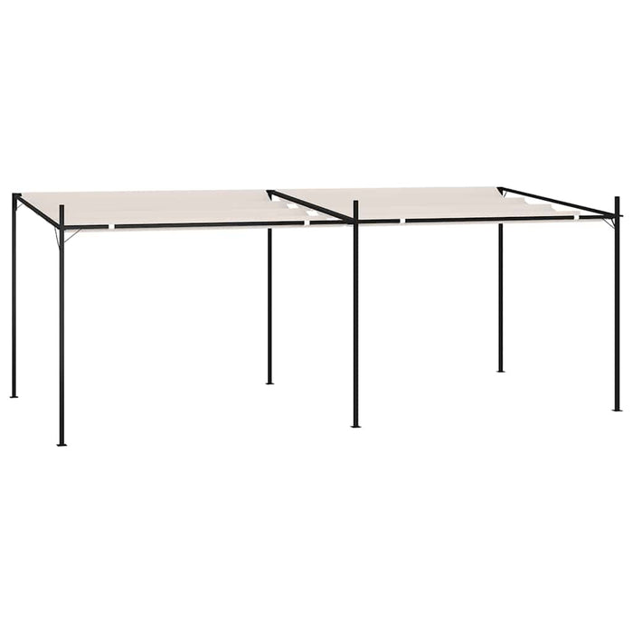 Pavilion cu acoperiș retractabil, crem, 600x300x233 cm WALTI