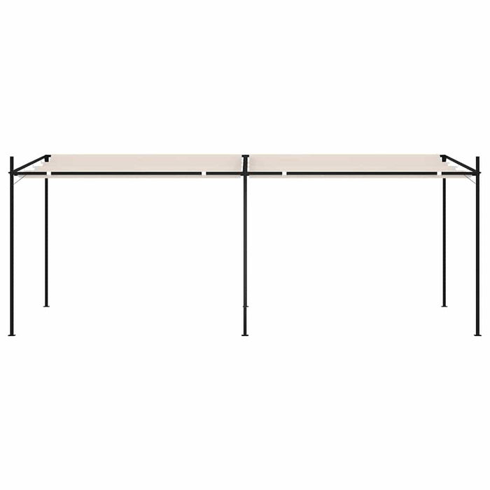 Pavilion cu acoperiș retractabil, crem, 600x300x233 cm WALTI