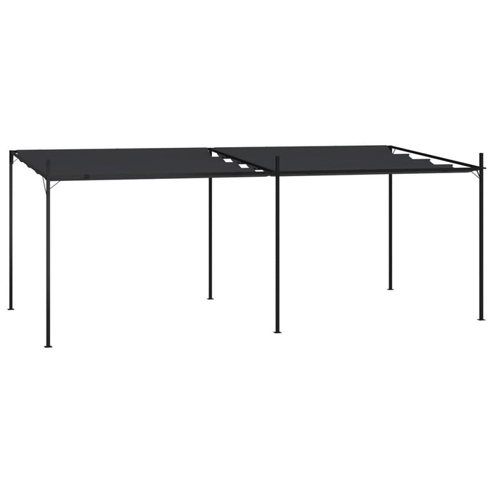 Pavilion cu acoperiș retractabil, antracit, 600x300x233 cm - WALTI WALTI