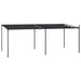 Pavilion cu acoperiș retractabil, antracit, 600x300x233 cm - WALTI WALTI