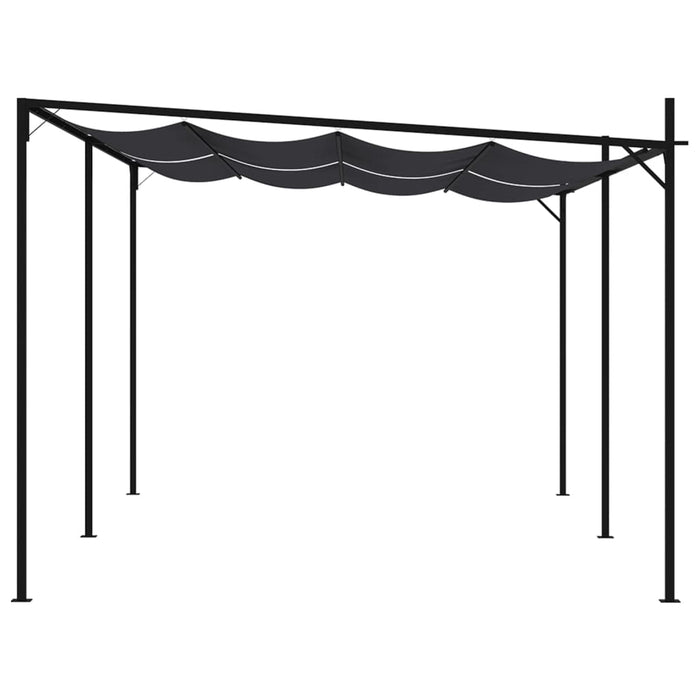 Pavilion cu acoperiș retractabil, antracit, 600x300x233 cm - WALTI WALTI