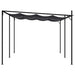 Pavilion cu acoperiș retractabil, antracit, 600x300x233 cm - WALTI WALTI