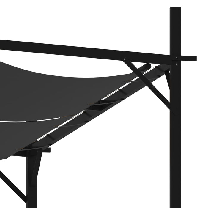 Pavilion cu acoperiș retractabil, antracit, 600x300x233 cm - WALTI WALTI