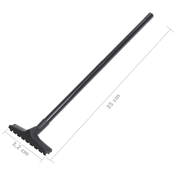 Aspirator de cenușă cu tub și perie, oțel inoxidabil WALTI