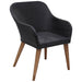 Set mobilier de exterior cu perne, 7 piese, negru, poliratan - WALTI WALTI