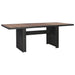 Set mobilier de exterior cu perne, 7 piese, negru, poliratan - WALTI WALTI