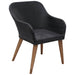 Set mobilier de grădină cu perne, 9 piese, negru, poliratan - WALTI WALTI