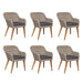 Set mobilier de exterior cu perne, 7 piese, poliratan - WALTI WALTI