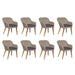 Set mobilier de exterior cu perne, 9 piese, poliratan - WALTI WALTI