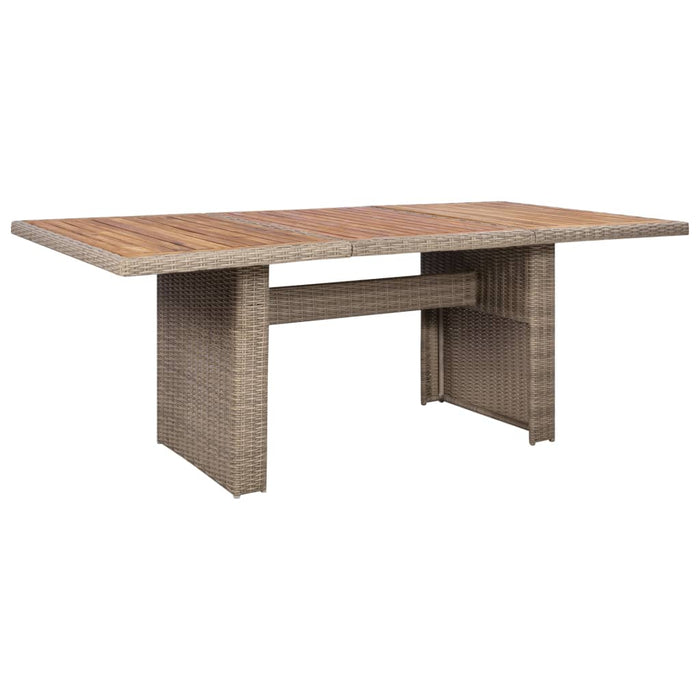 Set mobilier de exterior cu perne, 9 piese, poliratan - WALTI WALTI