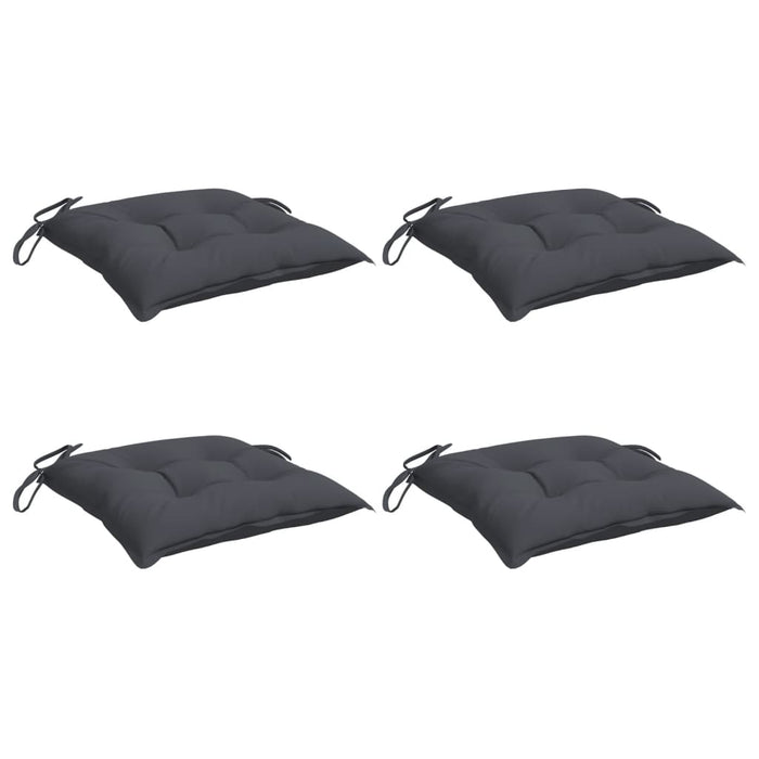 Perne de scaun, 4 buc., antracit, 40x40x7 cm, textil oxford - WALTI WALTI