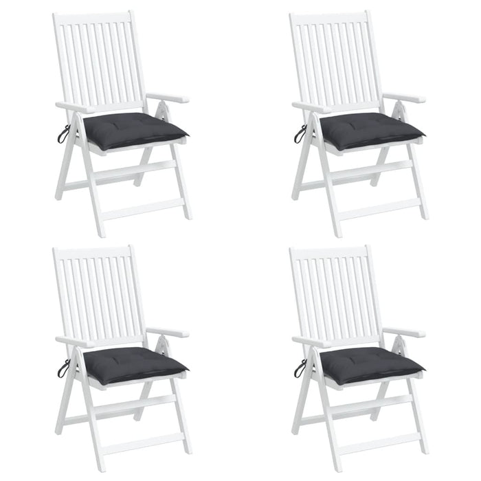 Perne de scaun, 4 buc., antracit, 40x40x7 cm, textil oxford - WALTI WALTI