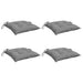 Perne de scaun, 4 buc., gri, 40x40x7 cm, textil oxford - WALTI WALTI