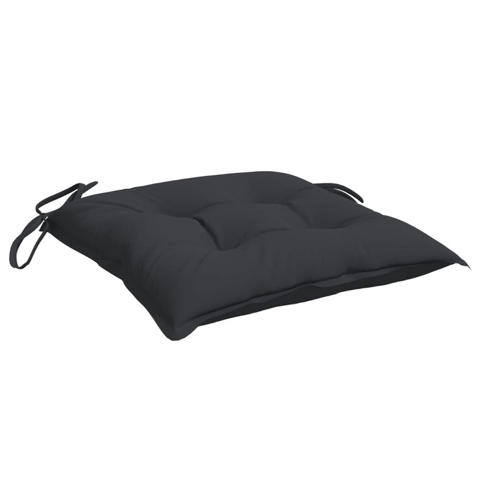 Perne de scaun, 2 buc., negru, 40x40x7 cm, textil oxford WALTI