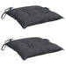 Perne de scaun, 2 buc., antracit, 50x50x7 cm, textil oxford - WALTI WALTI
