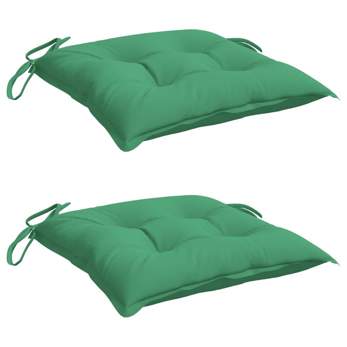 Perne de scaun, 2 buc., verde, 50 x 50 x 7 cm, textil WALTI