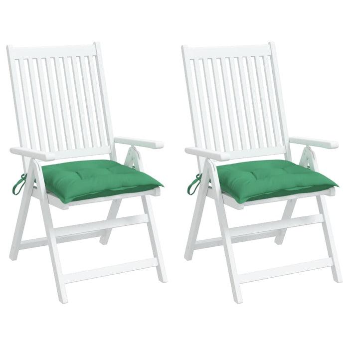 Perne de scaun, 2 buc., verde, 50 x 50 x 7 cm, textil WALTI