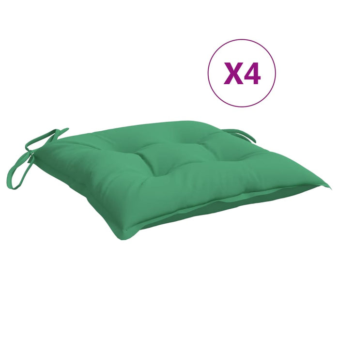 Perne de scaun, 4 buc., verde, 50 x 50 x 7 cm, textil WALTI
