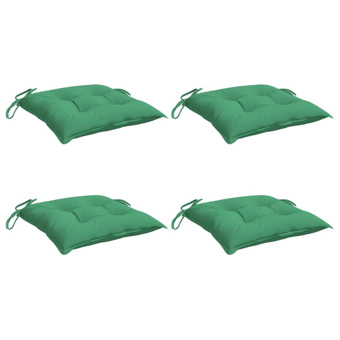 Perne de scaun, 4 buc., verde, 50 x 50 x 7 cm, textil WALTI