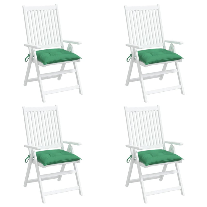 Perne de scaun, 4 buc., verde, 50 x 50 x 7 cm, textil WALTI