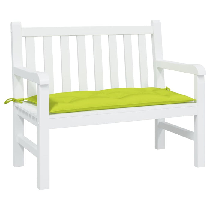 Pernă bancă de grădină verde aprins, 100x50x7 cm, textil oxford WALTI