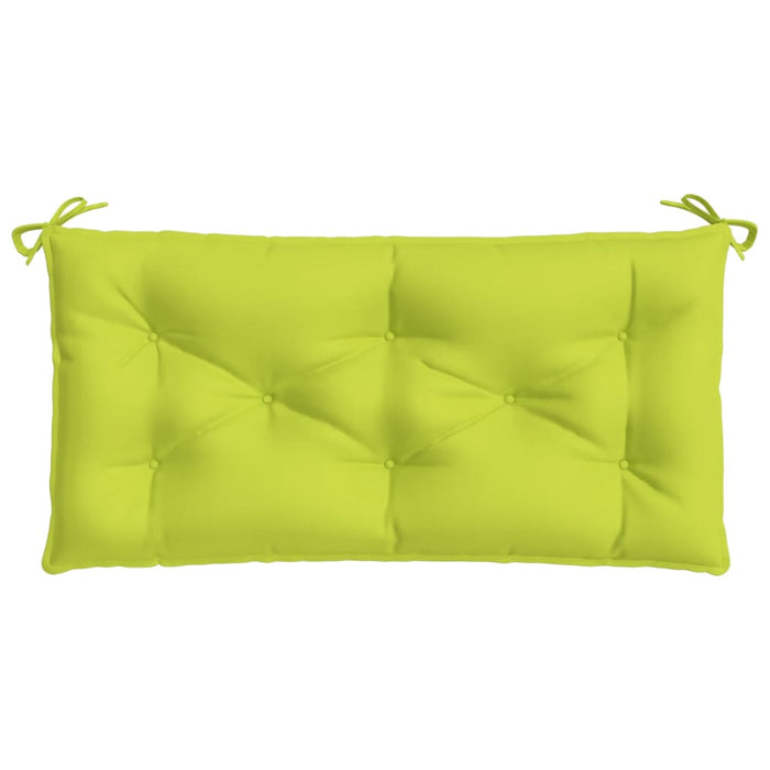 Pernă bancă de grădină verde aprins, 100x50x7 cm, textil oxford WALTI