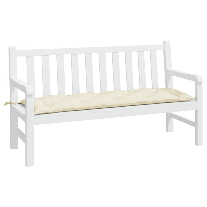 Pernă bancă de grădină, alb crem, 150x50x7 cm, textil oxford - WALTI WALTI