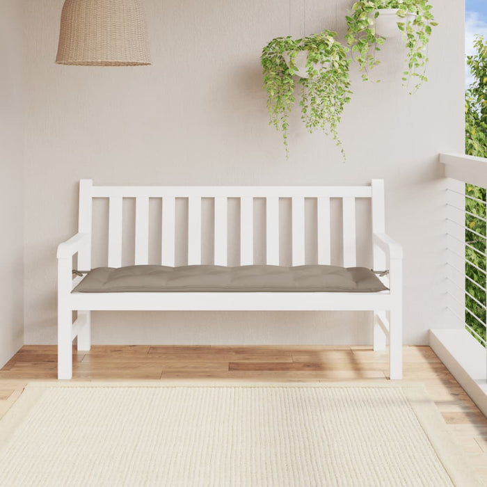 Pernă bancă de grădină, gri taupe, 150x50x7 cm, material oxford WALTI