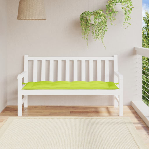 Pernă de bancă, verde aprins, 150x50x7 cm, material oxford - WALTI WALTI