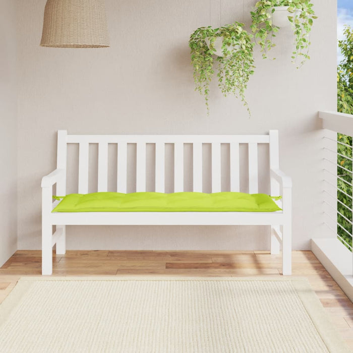 Pernă de bancă, verde aprins, 150x50x7 cm, material oxford - WALTI WALTI