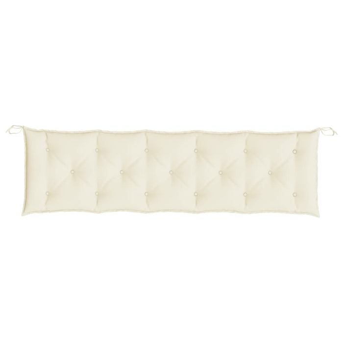 Pernă bancă de grădină, alb crem, 180x50x7 cm, textil oxford - WALTI WALTI