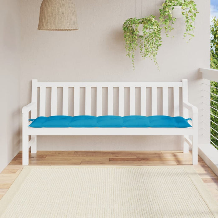 Pernă de bancă, albastru deschis, 180x50x7 cm, material oxford - WALTI WALTI