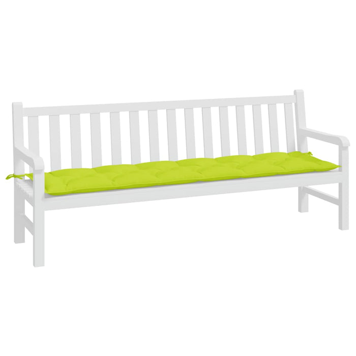 Pernă bancă de grădină verde aprins 200x50x7 cm material oxford WALTI