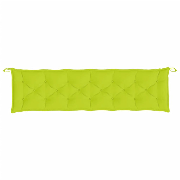 Pernă bancă de grădină verde aprins 200x50x7 cm material oxford WALTI